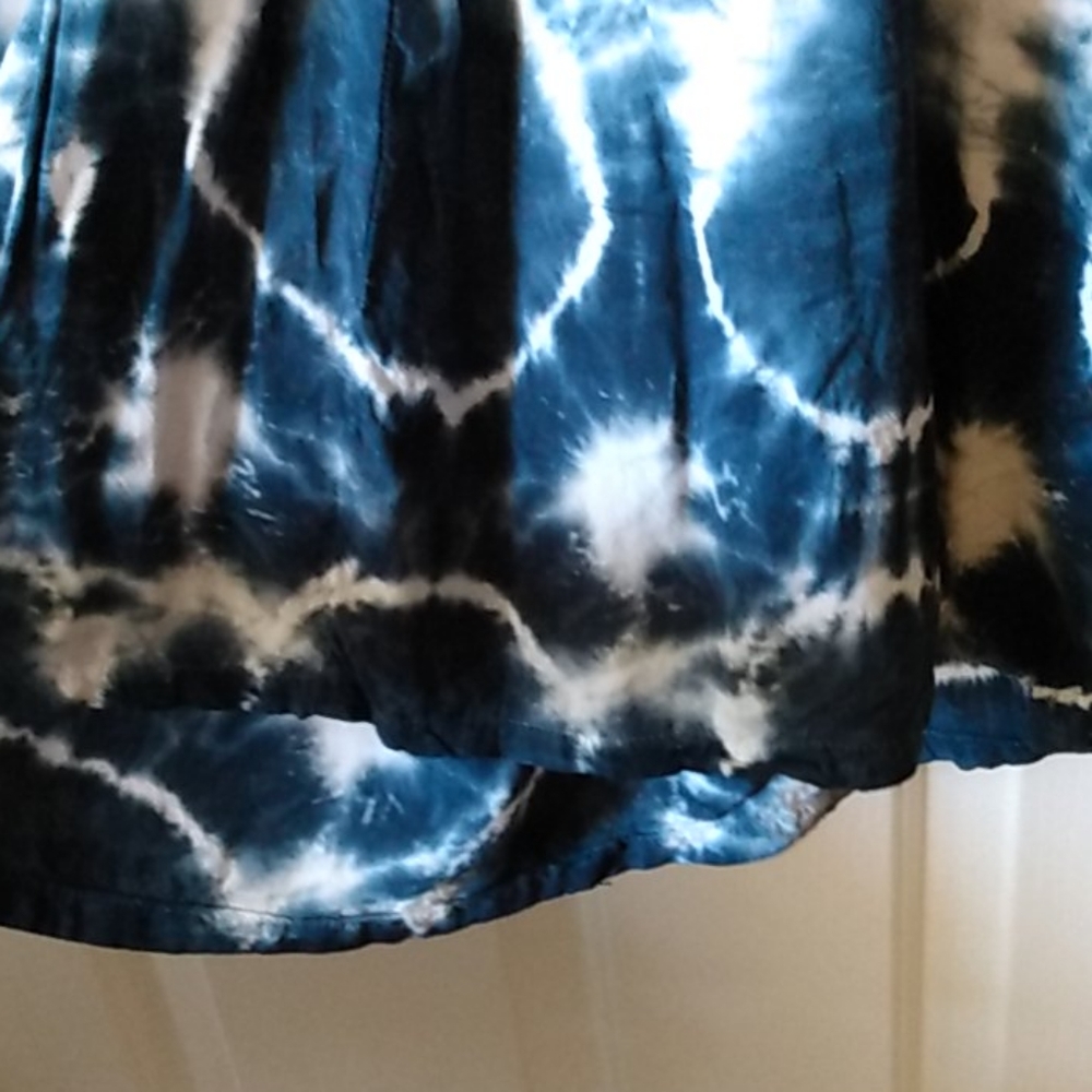 Open back Blu moon tie dye mini dress xs - Picture 4 of 16
